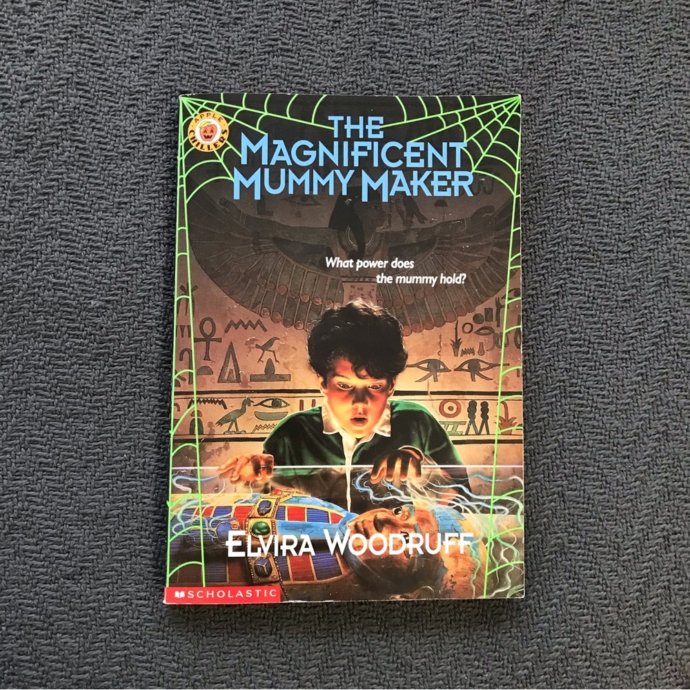 Vintage Elvira Woodruff The Magnificent Mummy Scholastic 1994 Classic Book